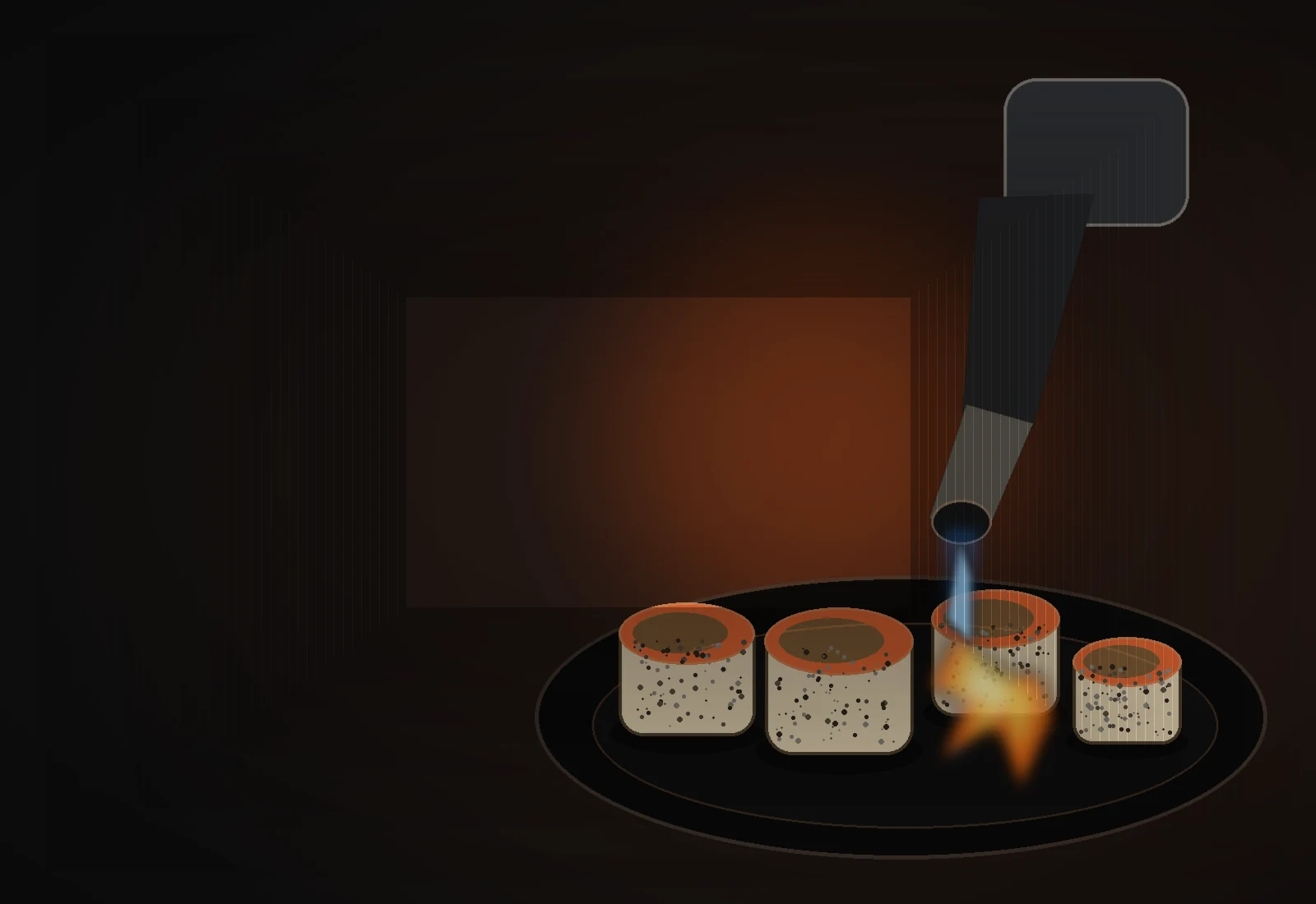 Sushi being finished with a culinary torch; stock concept image, not Chef Sean Park